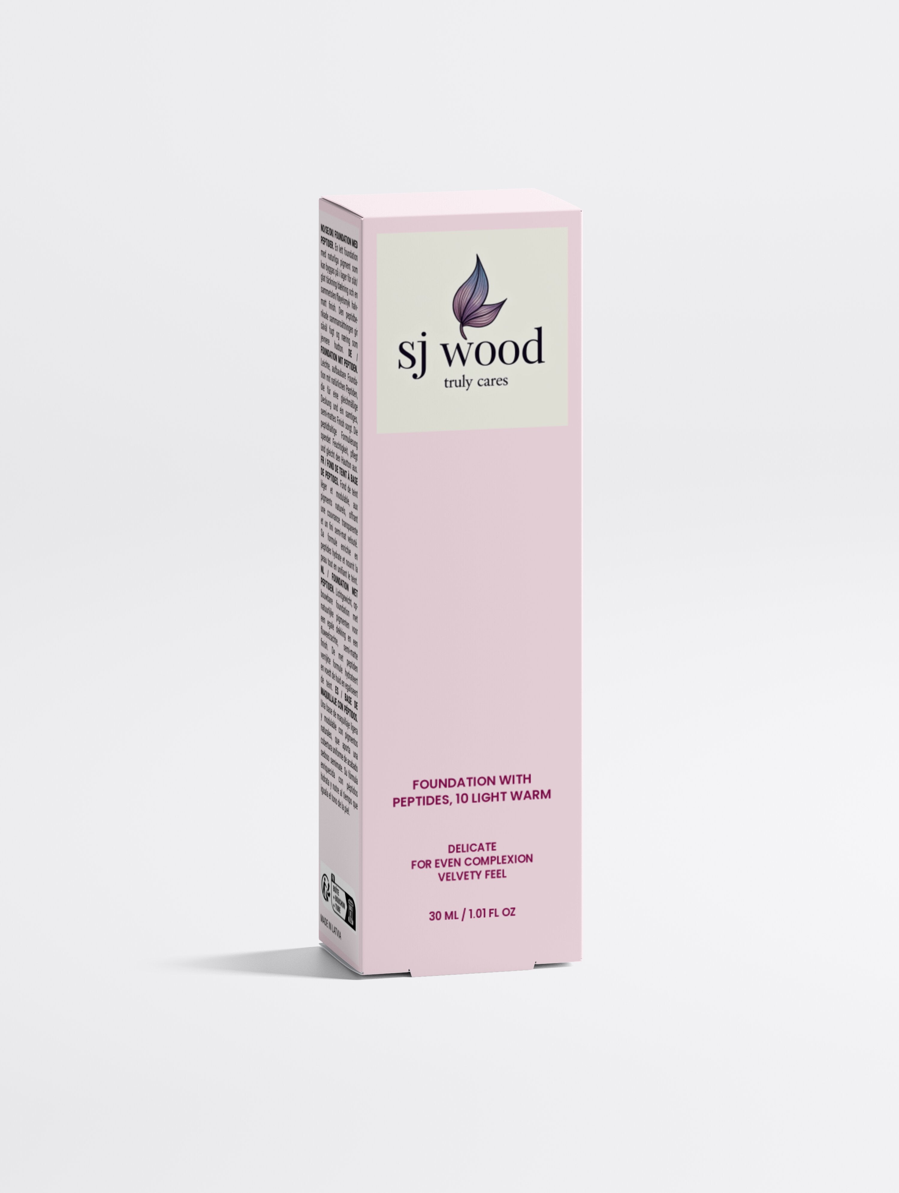 Foundation with Peptides, 10 Light Warm